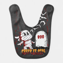 Mumie am Grab Boo Halloween