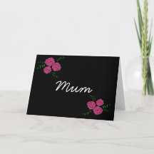 Mumm florale Chalkboard