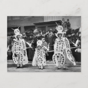 Mummers Parade, New Years Day, 1909 Postkarte