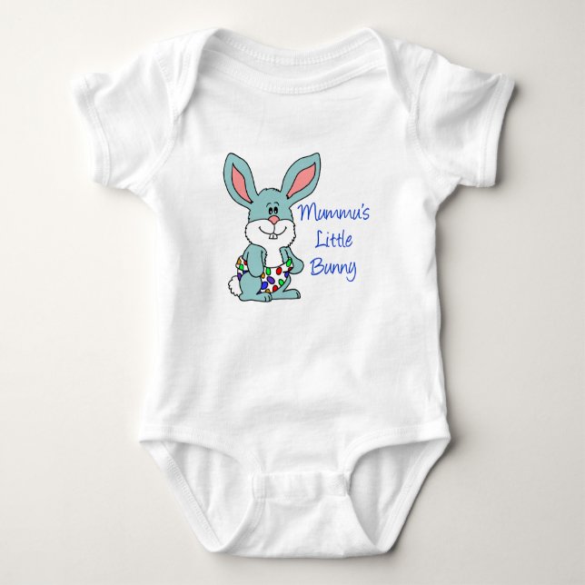 Mummus kleiner Hase Baby Strampler (Vorderseite)