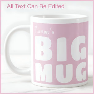 Mummy Big Mug Pink C52 Lustige Neuheit Mom Mutti Jumbo-Tasse