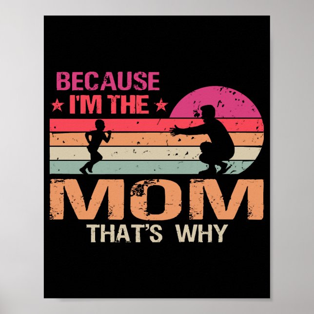 Mummy & Daddy got am Tag verheirateten Mütter Poster (Vorne)