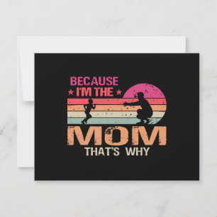 Mummy & Daddy got am Tag verheirateten Mütter RSVP Karte