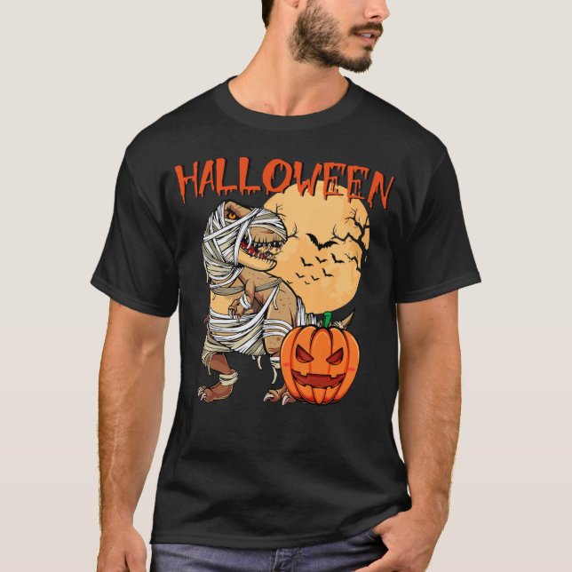 Mummy Dinosaur T Rex T-Shirt (Vorderseite)