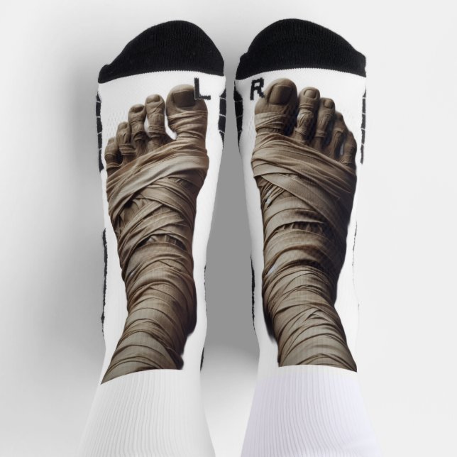 Mummy-Füße-Socken — Lustig  Socken (Oben)