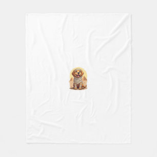 Mummy Golden Retriever Fleecedecke