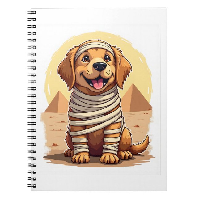 Mummy Golden Retriever Notizblock (Vorderseite)
