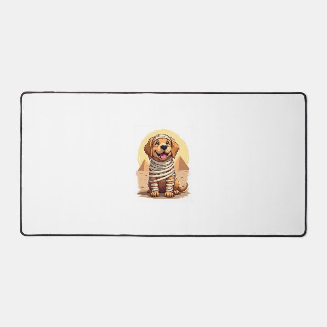 Mummy Golden Retriever Schreibtischunterlage (Vorderseite)