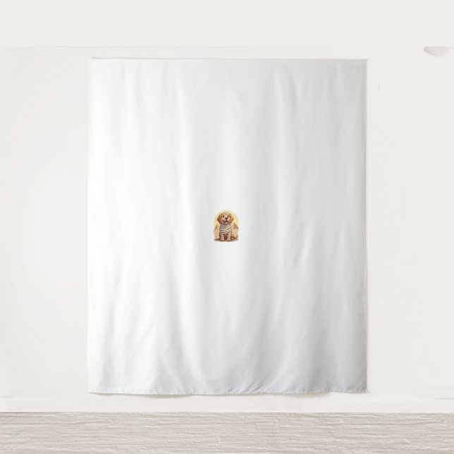 Mummy Golden Retriever Wandteppich (Vorderseite)
