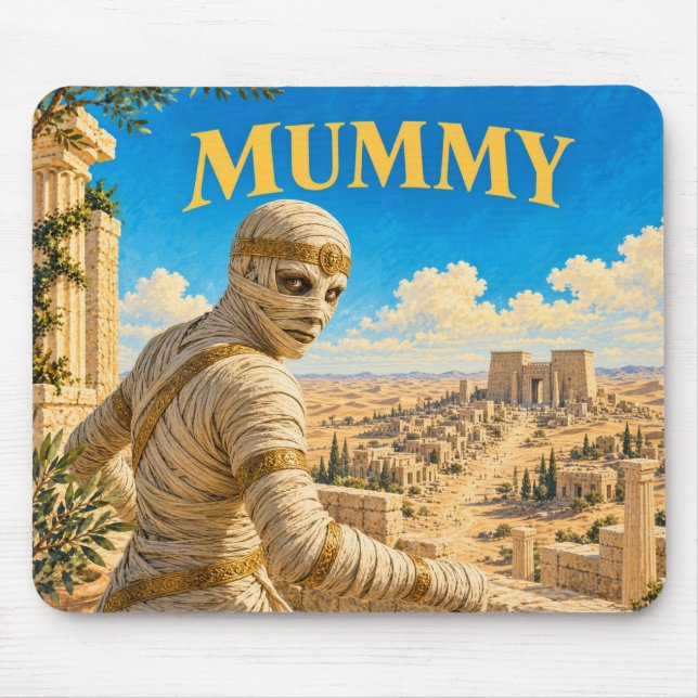 Mummy, Gothic Fantasy Monster Mousepad (Vorne)