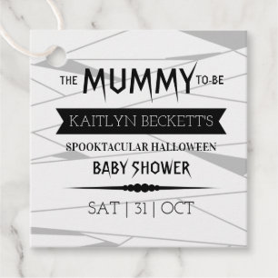 Mummy Halloween-Kinderdusche Geschenkanhänger