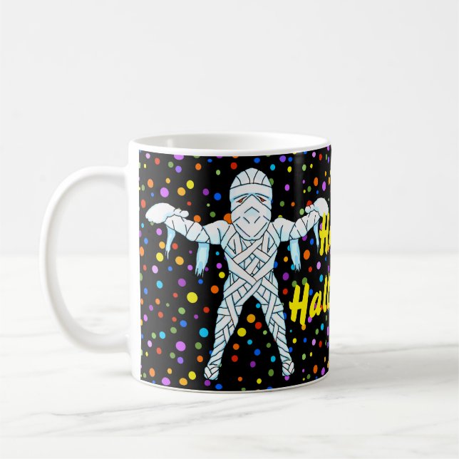Mummy Halloween Tasse (Links)