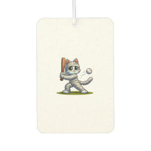 Mummy-Katze-Baseball-Kürbis-Halloween. Tank Top Autolufterfrischer
