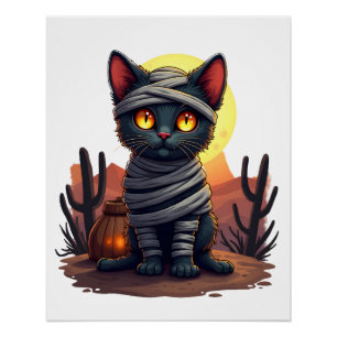 Mummy Katzen Wahnsinn Poster