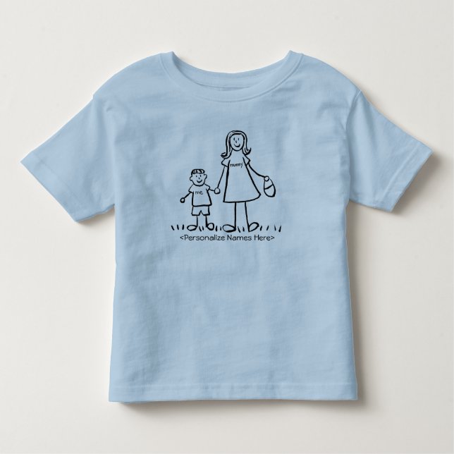 Mummy & Me - Little Boy Mother & Son Shirts (Vorderseite)