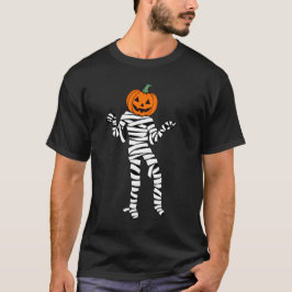 Mummy mit Pumpkin Face T-Shirt