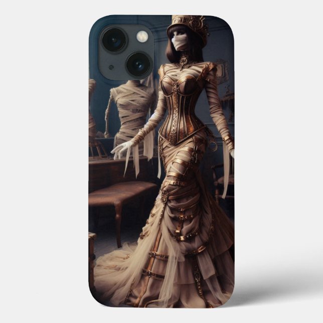 Mummy Queen Steampunk Viktorianisch Gothic Case-Mate iPhone Hülle (Rückseite)
