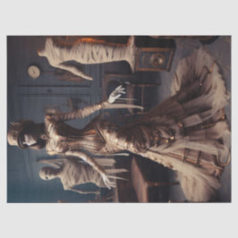 Mummy Queen Steampunk Viktorianisch Gothic Decoupa Seidenpapier