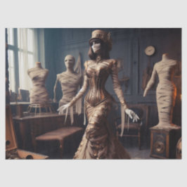 Mummy Queen Steampunk Viktorianisch Gothic Decoupa Seidenpapier
