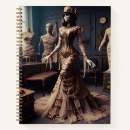 Mummy Queen Steampunk Vintag Viktorianisch Notizbuch