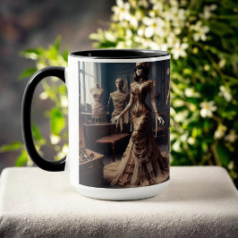Mummy Queen Steampunk Vintag Viktorianisch Tasse