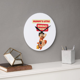 Mummy’s Little Energy Rakete Kinder Wanduhr