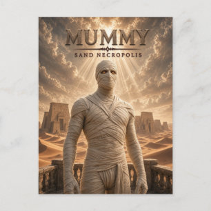 Mummy Sand Nekropolis Dark Cinema Postkarte