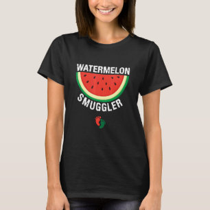 Mummy schwangere Mutter Wassermelonen Schmuggler T-Shirt