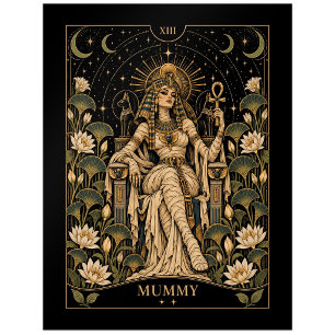 Mummy, Sternen-Tarot-Kunst Postkarte