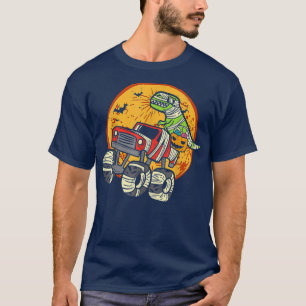 Mummy T Rex Monster Truck Dino Kleinkind Boys Hall T-Shirt