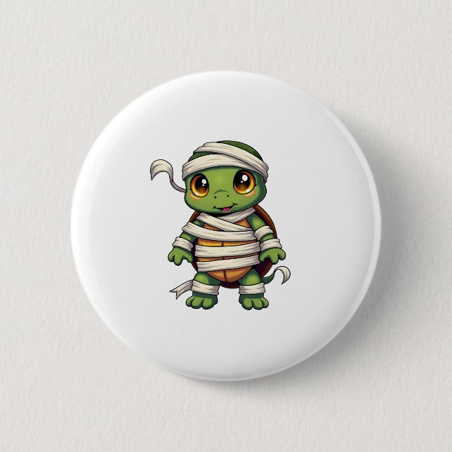 Mummy Turtle Button (Vorderseite)