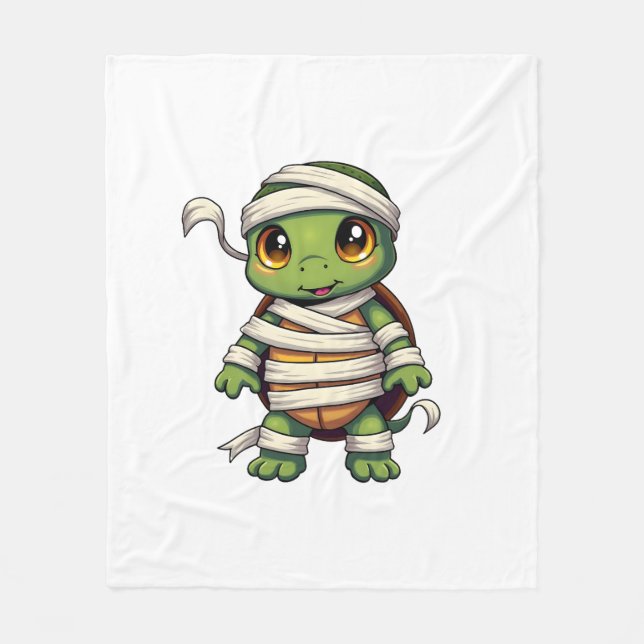 Mummy Turtle Fleecedecke (Vorderseite)
