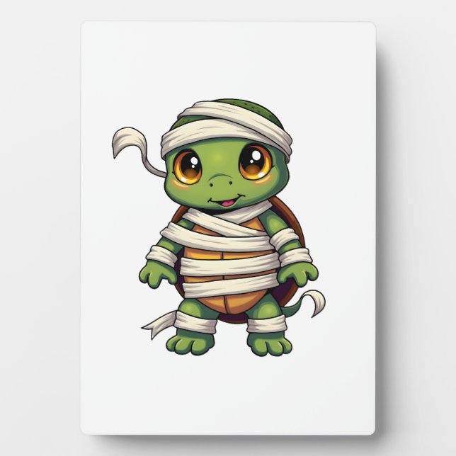 Mummy Turtle Fotoplatte (Vorderseite)