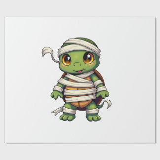 Mummy Turtle Geschenkpapier
