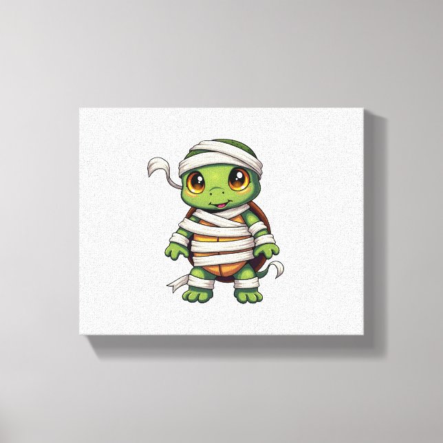 Mummy Turtle Leinwanddruck (Vorderseite)