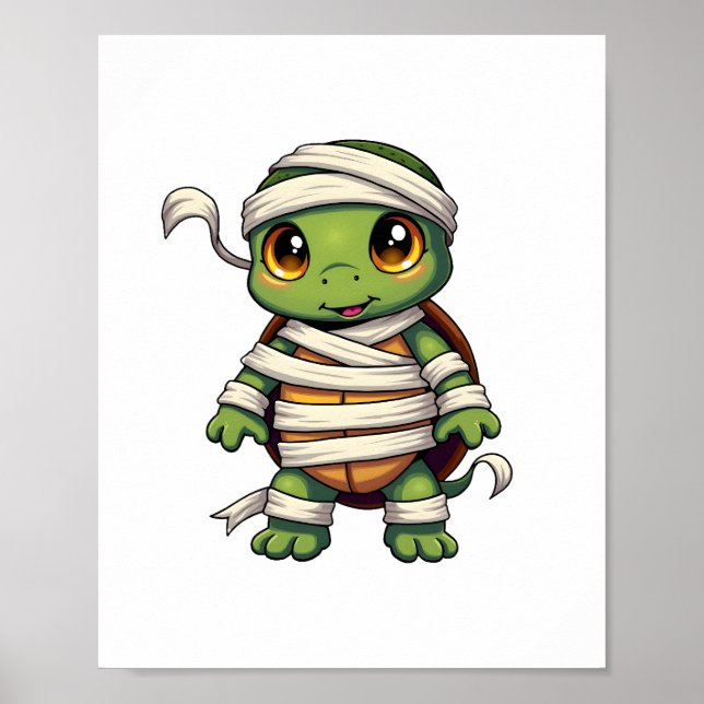 Mummy Turtle Poster (Vorne)