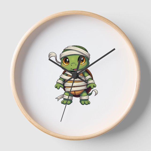 Mummy Turtle Uhr (Vorderseite)
