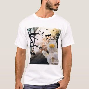 Mummy und Fledermäuse Halloween T-Shirt