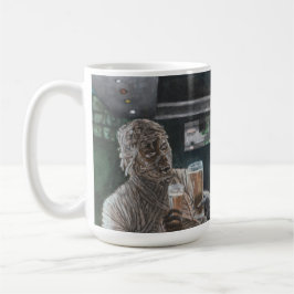 Mummy und Werewolf trinken Bier Coffee Tasse