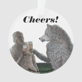 Mummy Werewolf Drink Bierfantasie Akryler Ornament