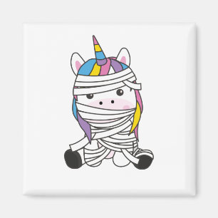Mummycorn Unicorn Mummy Halloween Kostüm Magnet