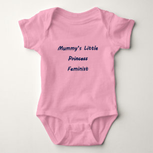 Mummy's kleiner weiblicher Bodysuit Baby Strampler
