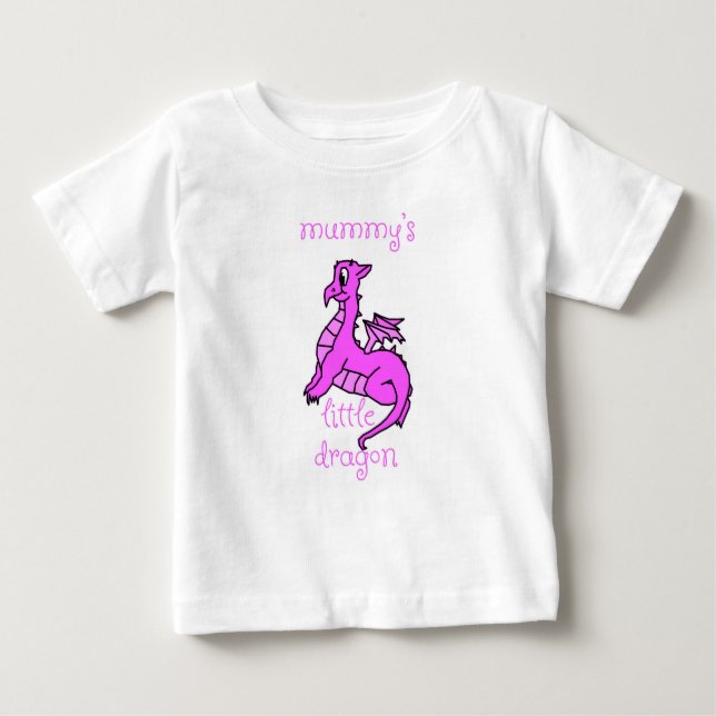 Mummy's Little Dragon Baby Shirt (Vorderseite)