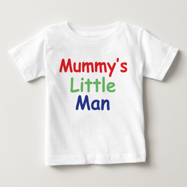 Mummy's Little Man T Shirt (Vorderseite)