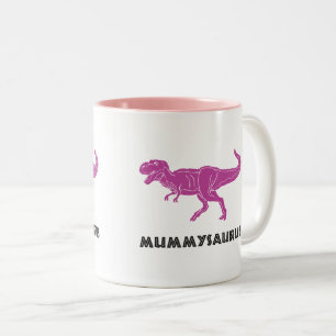 MUMMYSAURUS T-rex Dinosaurier-Schalen-Tasse für Zweifarbige Tasse