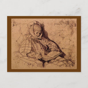 MUMPS von Carl Larsson Postkarte