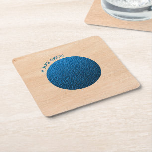 Mum's Brew Blue Square Untersetzer