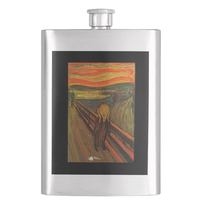 Munch - Der Eisschrei Flachmann (Vorderseite)
