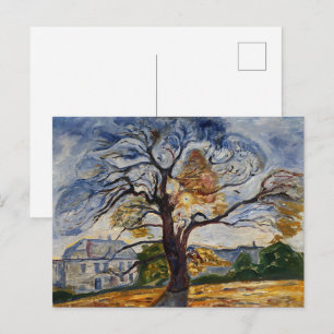 Munch Die Eiche Expressionistische Natur Kunst Postkarte