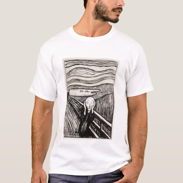 Munch ist der Schrei 2 T-Shirt (Vorderseite)